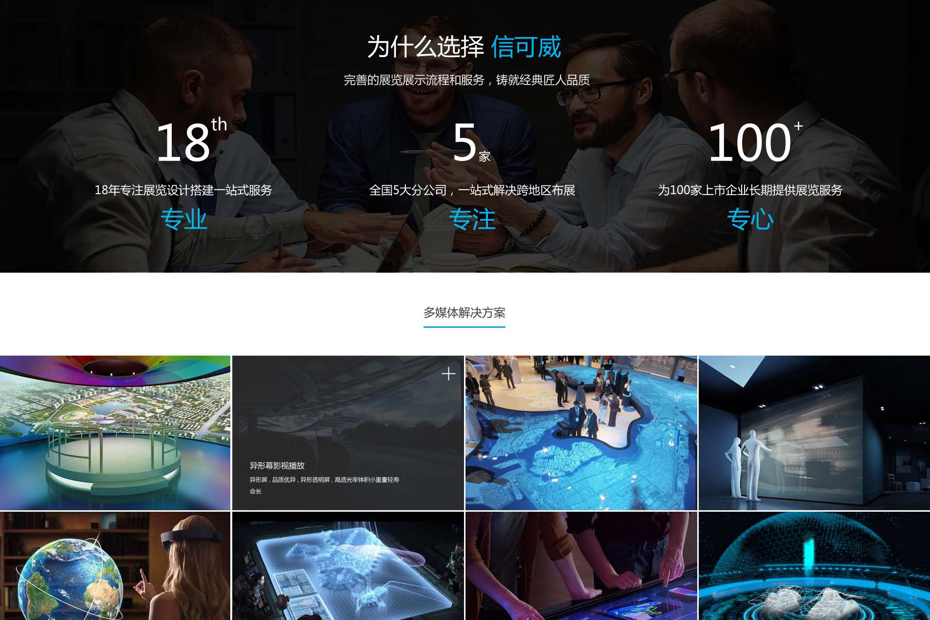 信可威(深圳)展览公司网站建设完成上线